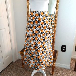 Marni "Beautiful" Floral Cotton & Silk Skirt w/Ruffle Detail. Size IT42 US6